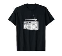 Ghetto Blaster Radio Cassette Radio Boom Box années 80 et 90 T-Shirt