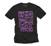 Ghetto Blater T-Shirt Homme Hip HOP Noir Taille XL