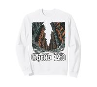 Ghetto dystopique, bâtiment préfabriqué Sombre Bloc de l’Est Sweatshirt