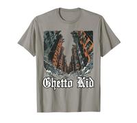 Ghetto dystopique, bâtiment préfabriqué Sombre Bloc de l’Est T-Shirt