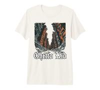Ghetto dystopique, bâtiment préfabriqué Sombre Bloc de l’Est T-Shirt Haut de Gamme