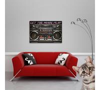 Ghettoblaster - Poster - Boombox 80s - Let the music play