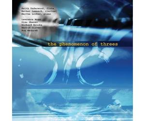GHEZZO / OLIVER / MOSS Phenomenon of Threes: Chambr Trios for Flute Clari (CD)