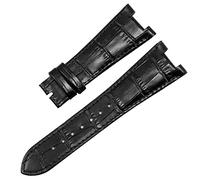 GHFHSG Bracelet de montre en cuir véritable pour Patek Philippe 5711 5712G Nautilus montres hommes et femmes Encoche spéciale 25 mm x 12 mm, 25-12mm, Agate