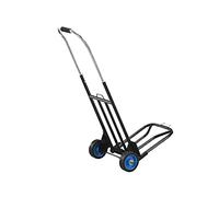 GHFXSCV Chariot Pliant à roulettes, Plateforme en Alliage d'aluminium, Diable de Jardin, Chariot de Courses, Chariot à Pousser Portable à Hauteur réglable.