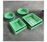GHFXSCV Couvercle de Traitement des eaux usées Rond Invisible - 40 x 40 cm (15,7 x 15,7 po) - Couvercle d'accès au Champ d'épandage - Solution de Pavage Robuste pour Le Traitement des effluents