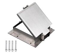 GHFXSCV Couvercle d'inspection verrouillable, Couvercle de Drain d'égout carré, Couvercle et Cadre d'accès en Acier Inoxydable Durable, couvercles de Fosse septique Invisibles pour allées (60 cm)