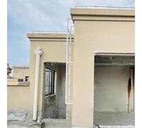 GHFXSCV Échelle de Secours Robuste pour puits de fenêtre, 1,2 m, 1,5 m, 1,8 m, 2,1 m, 2,4 m, échelle en métal Blanc, échelle d'escalade d'urgence Murale pour Murs extérieurs de sous-Sol (2