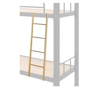 GHFXSCV Échelle de Sortie de puits de fenêtre de sous-Sol, échelle de couchette, échelle de lit Double en métal avec Crochets, pour dortoir/Chambre/Camping-Car/Camping-Car (Couleur : Or, t