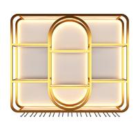 GHFXSCV Étagères de Bar adaptées aux Bouteilles d'alcool, étagères murales pour casier à vin, étagères de Bar en Fer avec éclairage LED, étagère de Rangement pour Bouteilles de vin en méta