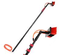 GHFXSCV Kit de Nettoyage de vitres télescopique - Perche Extensible de 3,6 à 10,8 m avec Brosse à Eau pour Le Nettoyage extérieur des vitres, des Panneaux solaires et des toitures - Effica