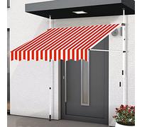 GHFXSCV Store extérieur réglable à manivelle, Protection Solaire résistante aux intempéries et aux UV pour terrasses, balcons et Portes, auvent extérieur pour se protéger du Soleil, Solution G-Shade
