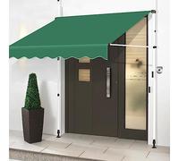 GHFXSCV Store extérieur réglable, Protection UV, Toile imperméable, à manivelle, pour Balcon et terrasse, avec Porte indépendante, idéal pour se protéger du Soleil et de la Pluie.