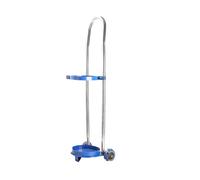 GHFXSCV Support de Bouteille d'oxygène Portable, Chariot à roulettes pour Bouteilles d'oxygène à gaz, Hauteur 86 cm/104 cm, Support pour Une Bouteille d'oxygène à Usage Domestique avec 2 Roues, 105
