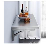 GHFXSCV Table Murale Pliante en Acier Inoxydable 304, Gain de Place pour Salle à Manger et Petit Bureau Flottant. Table Murale compacte (70 x 30 cm) pour Une Utilisation optimale de l'espace.