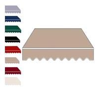 GHFXSCV Toile de Rechange imperméable pour auvent, Protection Solaire et abri rétractable pour Porte de Restaurant. Toile Kaki résistante pour auvent extérieur de 1,98 m x 1,52 m.