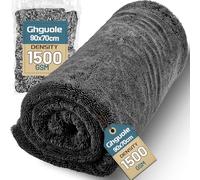 Ghguole Serviette de Séchage pour Voiture,90 x 70 cm 1500GSM Chiffon de Séchage pour Voiture,Super Absorbant Microfibre Sechage Voitures,Non Pelucheux,Sechage Rapide,sans Traces pour Auto Moto Vitre