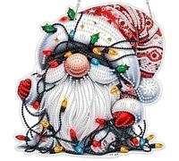 GHHKUD Kits de pendentifs de Noël à suspendre, décoration à suspendre, nains double face, ornements pour adultes et enfants, cadeaux pour décoration d'intérieur