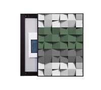 GHHQQZ Boîte À Fusibles Armoire Décorative Vertical Boîte À Disjoncteurs Décoratif Couvercle Panneau Distribution Chambre À Coucher(F,35x45cm)