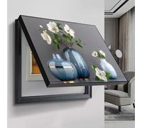 GHHQQZ Boîte Distribution Peinture Décorative Cache Compteur Électrique Mural Résistant Rayures Couvercle Décoratif Pour Boîtier Disjoncteur Cuisine Salon(E,30x40cm)