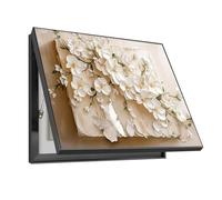 GHHQQZ Couvercle Fusibles Décoratif Cache Compteur Electrique avec Tige Hydraulique Peinture Décorative Pour Boîte Compteur Couloir Hall D'entrée(D,45x35cm)