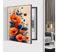 GHHQQZ Couvercle Panneau Électrique Ouvert Gauche Peinture Décorative Boîte Compteur Cache Fusibles Décoratifs Mur D'accent Salle Manger(B,40x60cm)