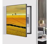 GHHQQZ Couvercle Panneau Électrique Ouvert Gauche Peinture Décorative Boîte Compteur Cache Fusibles Décoratifs Mur D'accent Salle Manger(C,45x55cm)