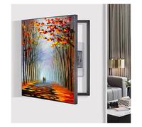 GHHQQZ Couvercles Boîte Compteurs Décoratifs Aucun Perçage Nécessaire Cache Tableau Electrique Peinture Décorative Coffret Distribution Hall D'entrée(B,40x60cm)