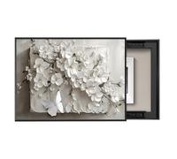 GHHQQZ Décoration Boîte Compteurs Peinture Décorative pour Coffret Distribution Pousser Tirer Gauche Couvercle Panneau Électrique Salon Bureau(C,45x35cm)