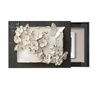 GHHQQZ Décoration Boîte Compteurs Peinture Décorative pour Coffret Distribution Pousser Tirer Gauche Couvercle Panneau Électrique Salon Bureau(B,70x50cm)