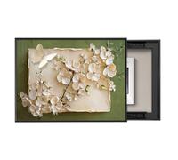 GHHQQZ Décoration Boîte Compteurs Peinture Décorative pour Coffret Distribution Pousser Tirer Gauche Couvercle Panneau Électrique Salon Bureau(F,60x50cm)