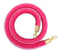 GHHVFEC Barrière en Velours de 1,5 m - Gestion élégante des Files d'attente pour événements, théâtres et contrôle des visiteurs (Rose, 150 cm) - Cordes en Velours élégantes pour la Gestion