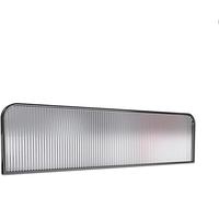 GHHVFEC Cloisons de Bureau Noires de 30 cm, écrans de séparation Bas pour préserver l'intimité, séparateur de Table de 70 cm de Long pour Les espaces de Travail et Les salles à Manger des