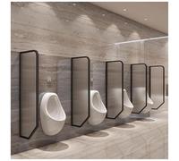 GHHVFEC Cloisons murales pour urinoirs - 5 écrans de confidentialité en Verre trempé pour Toilettes Hommes, idéaux pour centres commerciaux et hôtels, cloisons d'urinoir résistantes
