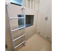 GHHVFEC Échelle de Secours Robuste pour puits de fenêtre, 10 marches, pour Lits superposés, pour Enfants et Adultes, avec pédales Souples, pour intérieur de Camping-Car, lit Double, 7,8 m,