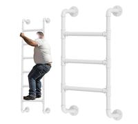 GHHVFEC Échelle métallique Robuste de 100 à 300 cm pour puits de fenêtre de sous-Sol, échelle de marchepied en métal pour lit Double, Hauteur intérieure, échelle de montée pour Grenier, ch