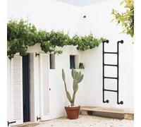 GHHVFEC Escabeau d'extérieur avec Support Mural et Fonction de Sortie Hauteur de 100 à 300 cm Idéal pour Les Lits superposés du sous-Sol Puits de fenêtre Entrée de Camping-Car et escalier