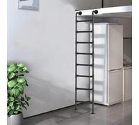 GHHVFEC Escabeau Mural en métal pour Grenier, pour Maison, sous-Sol, fenêtre, puits, Sortie, Hauteur 1,2 m, 1,8 m, 2,1 m, 2,4 m, pour Lits Jumeaux, pour dortoirs, Appartements, supporte 15