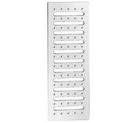 GHHVFEC Grille d'évacuation en Acier Inoxydable 40 cm, Couvercle de Regard d'égout Robuste, Couvercle de Regard de Cuisine Commerciale, Grille de Bassin de rétention Durable pour Usage dom