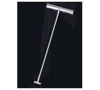 GHHVFEC Outil de Levage Robuste pour plaques d'égout, Crochet en T pour lève-plaques de Regard, poignée Ergonomique pour Un Nettoyage Facile, diamètre 12 mm, Longueur 43 cm - Idéal pour Le