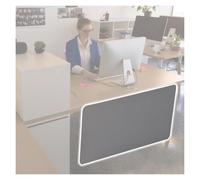 GHHVFEC Panneau de confidentialité pour Bureau, séparateur Acoustique pour Bureau, à Placer sous Le Bureau pour Les postes de Travail Debout, 35 x 155 cm, réduction du Bruit, Solution Ergo