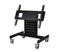 GHHVFEC Support TV Mobile pour écran Plat/incurvé de 32 à 60 Pouces avec Roue de Frein, supporte jusqu'à 99 LB, Angle d'inclinaison réglable (0 à 40 °), compatibilité Universelle et concep