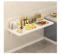 GHHVFEC Table de Salle à Manger Murale Pliable, Table de Cuisine compacte pour Petits espaces, Design Gain de Place, Hauteur réglable 60x50cm, idéale pour Les Appartements et Les Mini-mais