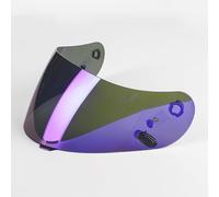 GHHVM Visiere Casque Moto pour HJ-09 CL-16 CL-17 TR-1 CS-R3 CS-15 CL-St CL-SP, Visière Teintée Casque de Moto Accessoires de Remplacement, Anti-Rayures Protection Shield,Normal-B Blue Plating