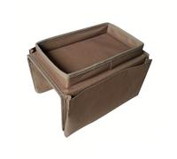 GHHZML Accoudoir Canapé Sac de Rangement Pratique for accoudoir canapé, idéal for Les télécommandes, Magazines et Plus Encore. Idéal for canapés inclinables Poches latérales(Coffee)