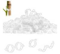 GHHZML Attache Pied De Tomate Clips De Support for Plantes en Plastique for Sécuriser Les Fixation for Vigne Tomate Jardin Réutilisables(White,400)