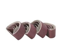 GHHZML Bandes Abrasifs 5 pièces Bandes abrasives abrasives 40x305mm Ponceuse à Bande Abrasive meulage Outils de Polissage Grain 40/80/120.(5pcs Grit 120)