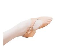 GHHZML Chausson Danse Classique Chaussures de Danse Ballet Extensibles for Femmes et Filles, Chaussures Jazz Souples, Pole Dance Twist Yoga, Sandales d'été pour la Performance(Pink,38(23.5cm))