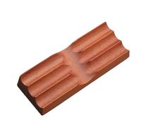 GHHZML Etui Stylo Étagère for stylos Plume, Support de Stylo à Trois canaux, présentoir Table en Bois d'acajou
