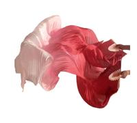 GHHZML Éventail De Danse Orientale Fans en Soie véritable, 1 Paire, Accessoires de Danse du Ventre, Taille Classique, côtes, Performance(Color 1,S 120x90cm)